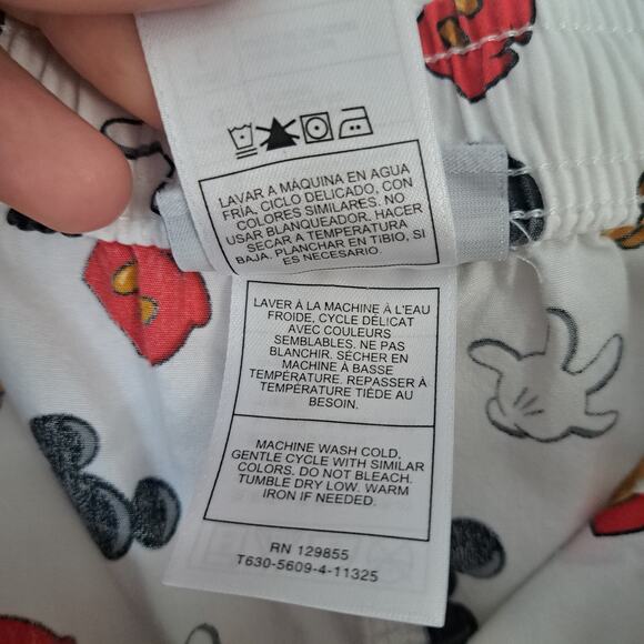 Disney Parks Mickey Mouse Parts Lounge Pants Size Large - Picture 5 of 7